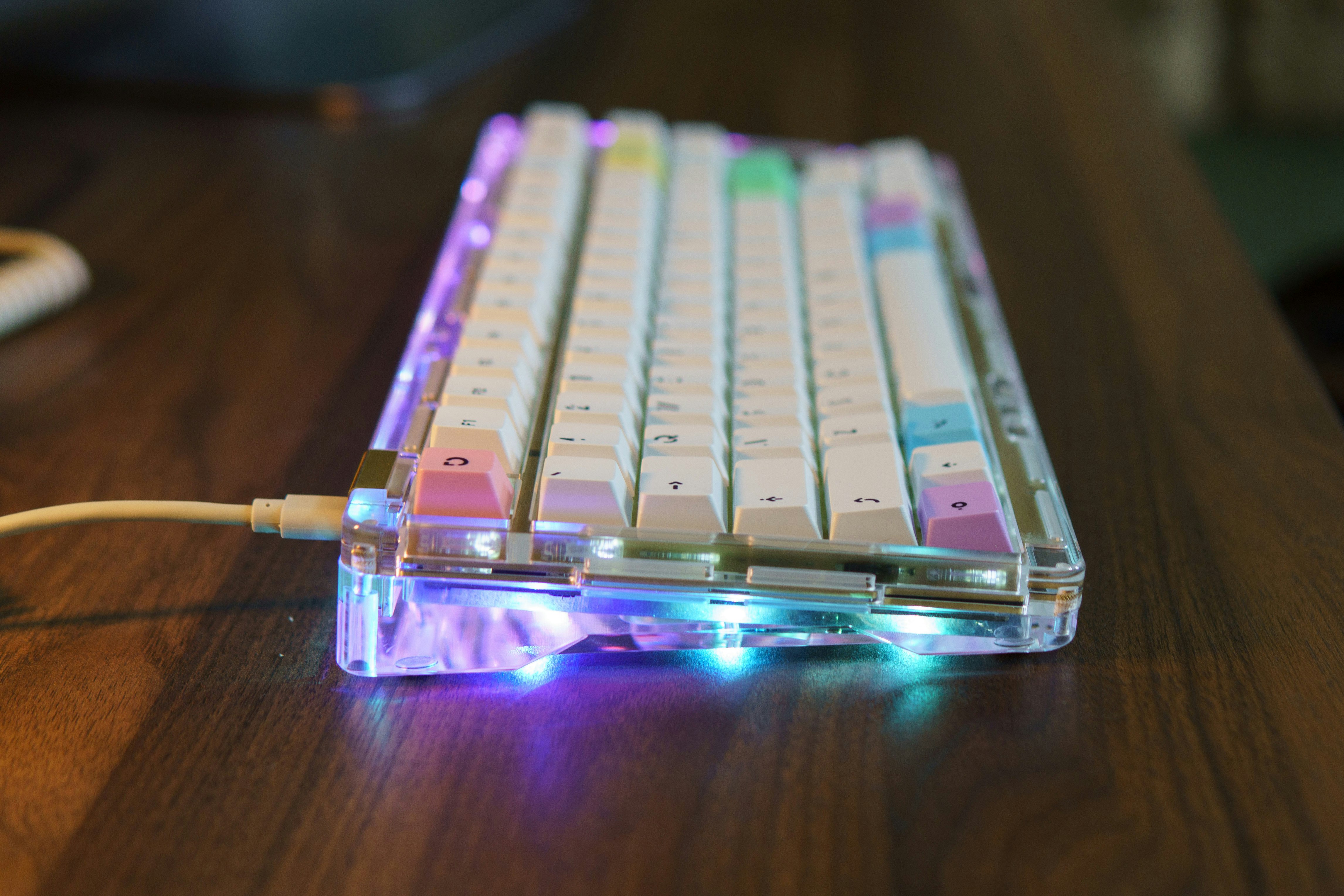 IDOBAO ID80 Crystal Gasket Keyboard Kit Drop Exclusive Both Photos