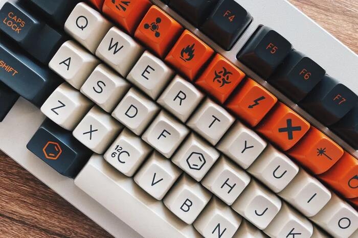 Drop + T0mb3ry SA Carbon Custom Keycap Set | Mechanical Keyboards