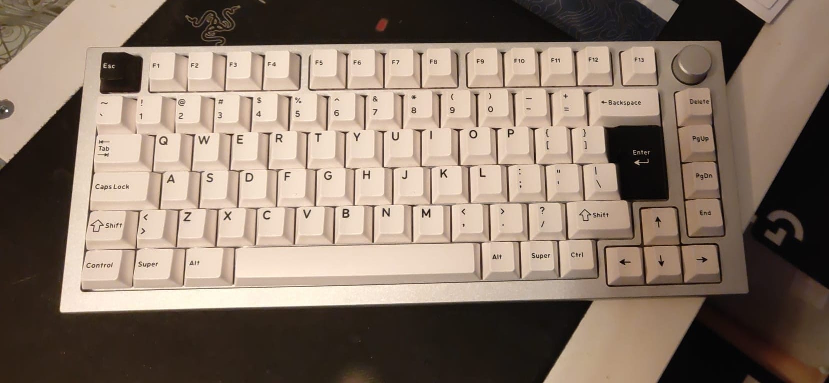 Drop DCX BlackonWhite Keycap Set Mechanical Keyboards Keycaps