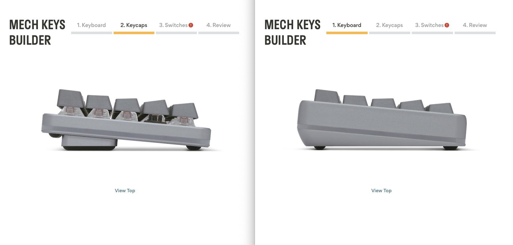 LowProfile vs HighProfile Keyboard Designs Drop