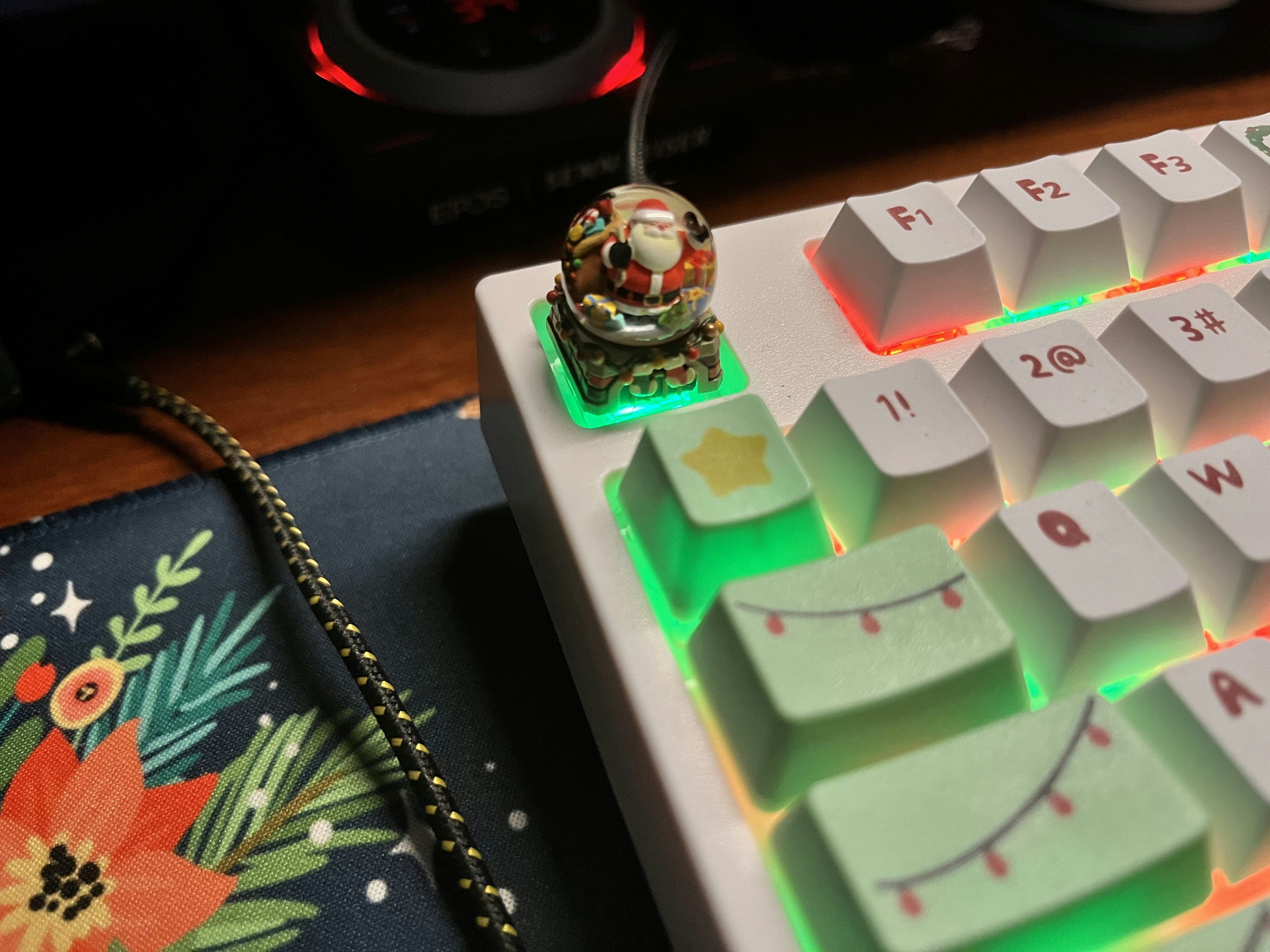 Dwarf Factory ArtiSANTA Christmas Artisan Keycaps | Mechanical