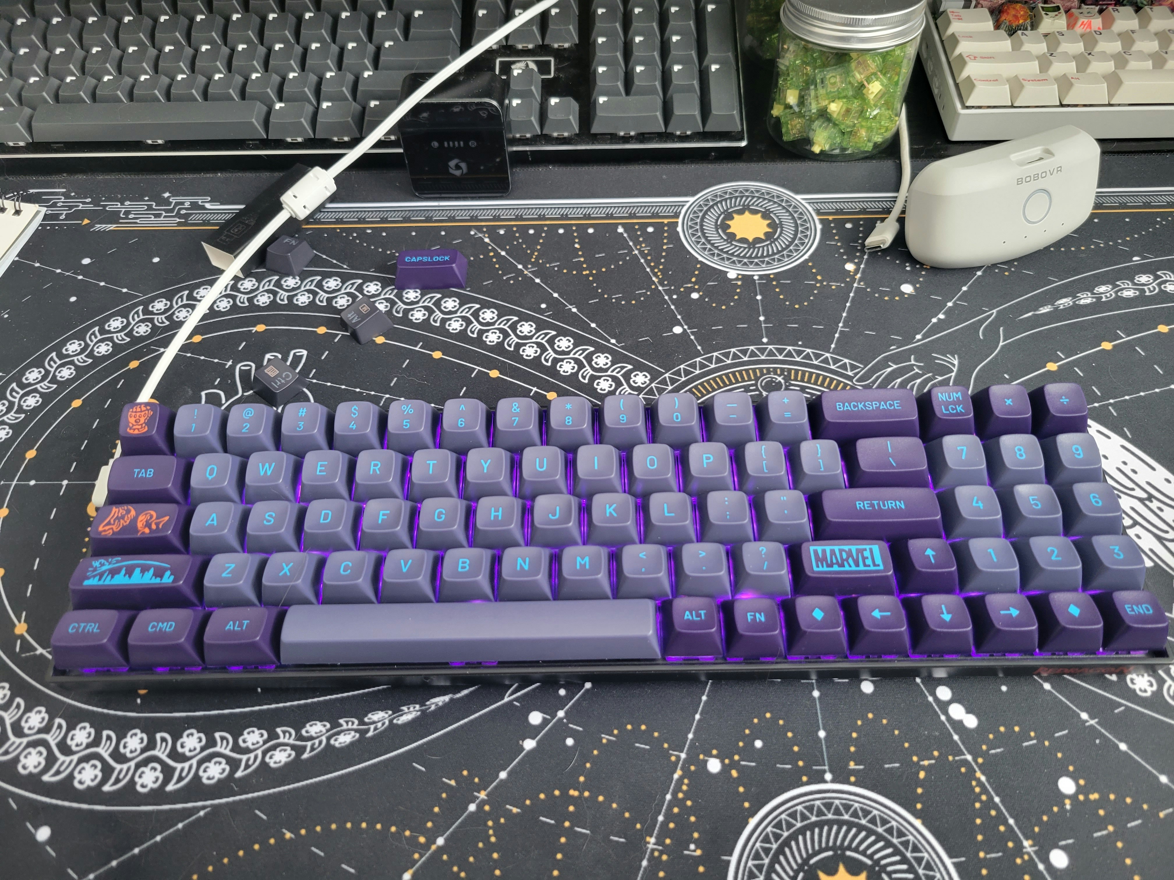 Drop + Marvel Infinity War Keycap Set | Mechanical Keyboards