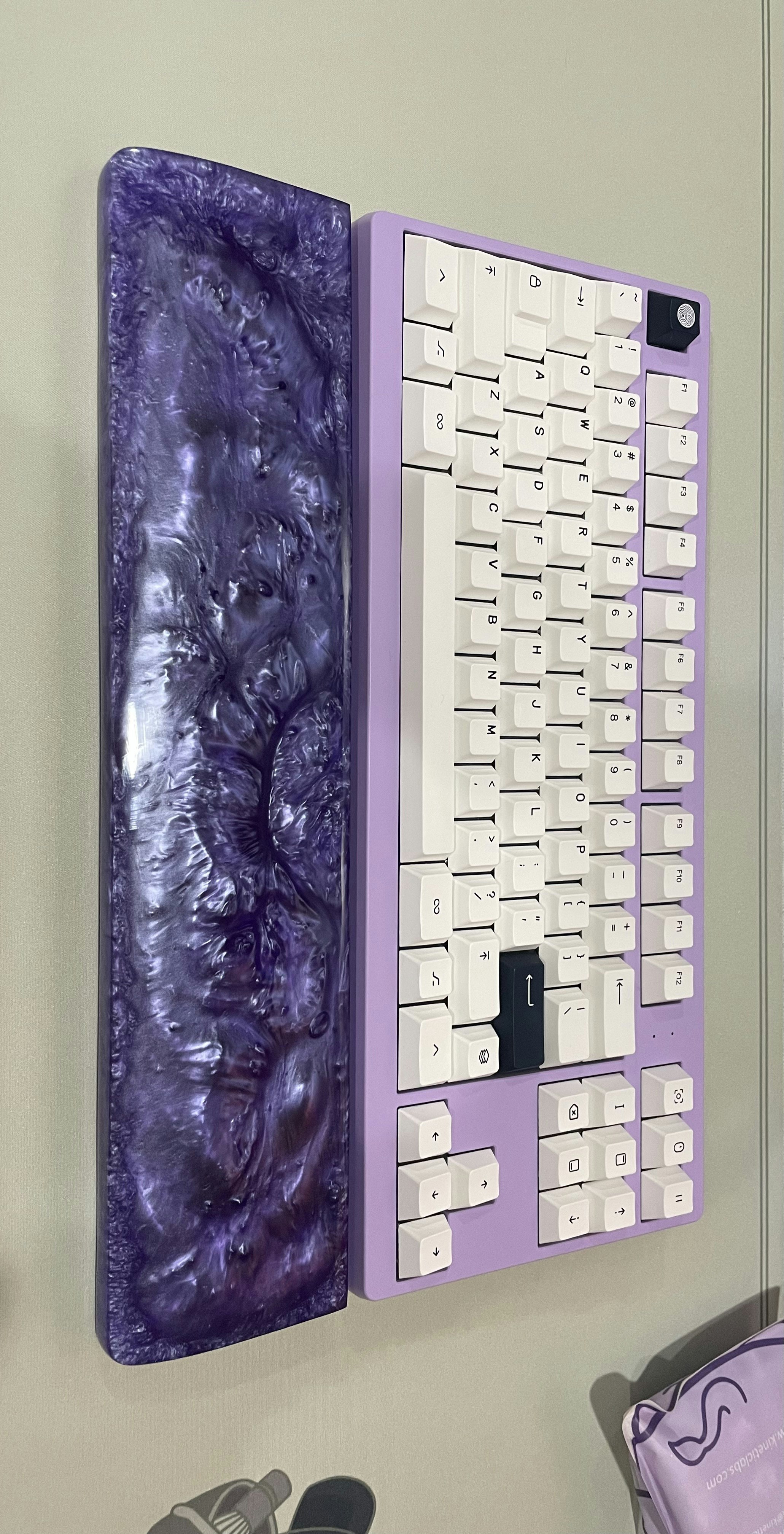 IDOBAO Resin Wrist Rests Blue Mechanical Keyboards Wrist Rest Wrist Rests Drop