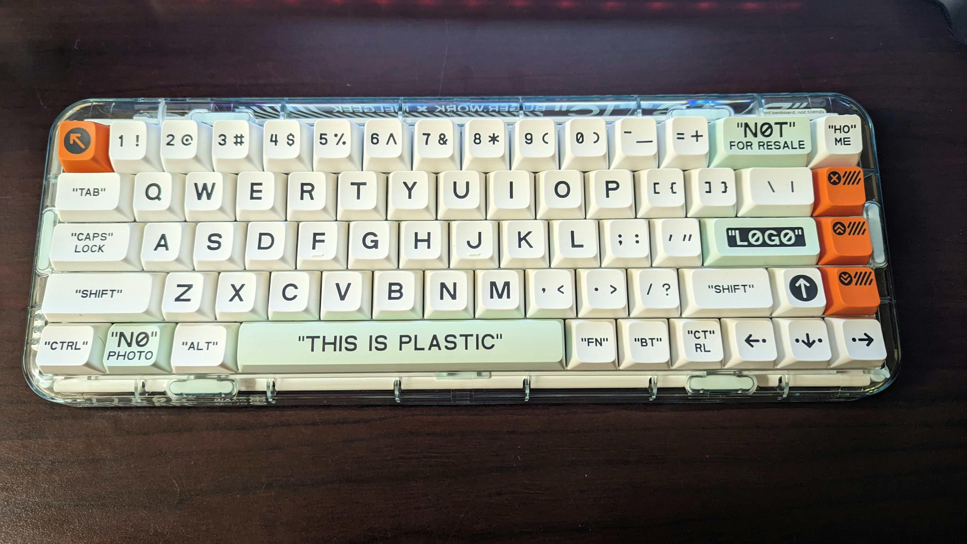 MelGeek Mojo68 Wireless Plastic Keyboard Mechanical Keyboards