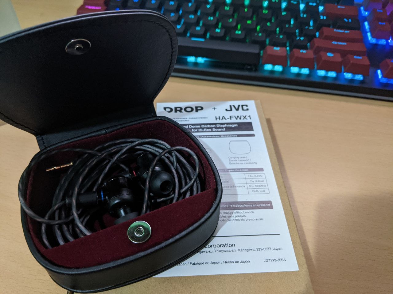 Drop + JVC HA-FWX1 | Audiophile | Headphones | Universal IEM