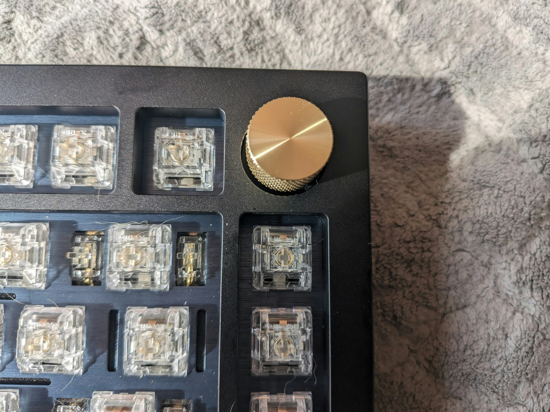 Drop SENSE75 Mechanical Keyboard Knob Anodized Black Mechanical