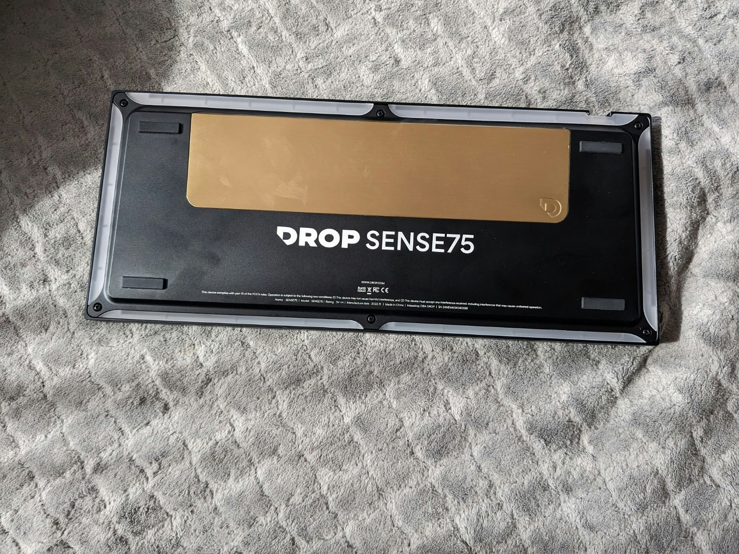 Drop SENSE75 Brass Keyboard Weight Mechanical Keyboards Components