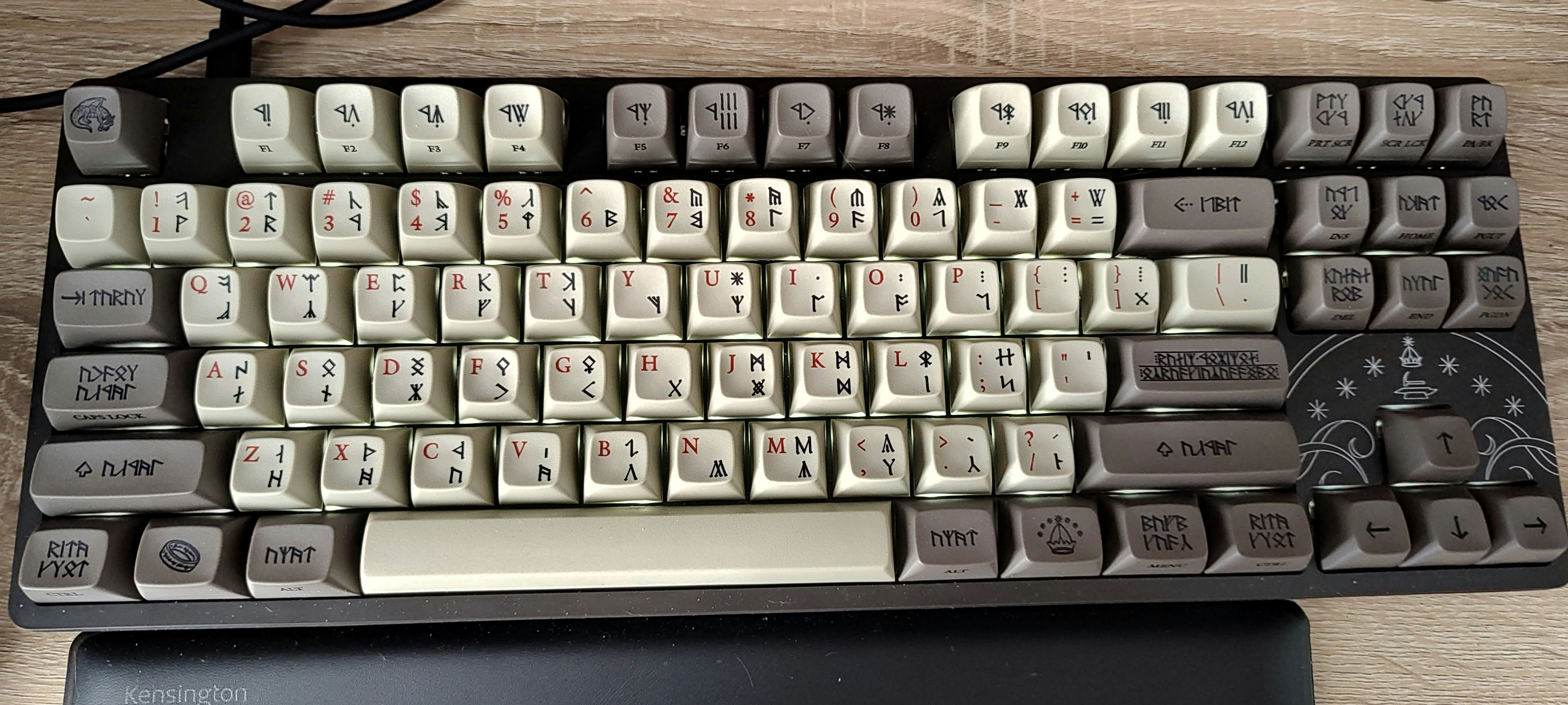 Drop + The Lord of the Rings Dwarvish Keyboard Mechanical Keyboards TKL Mechanical Keyboards