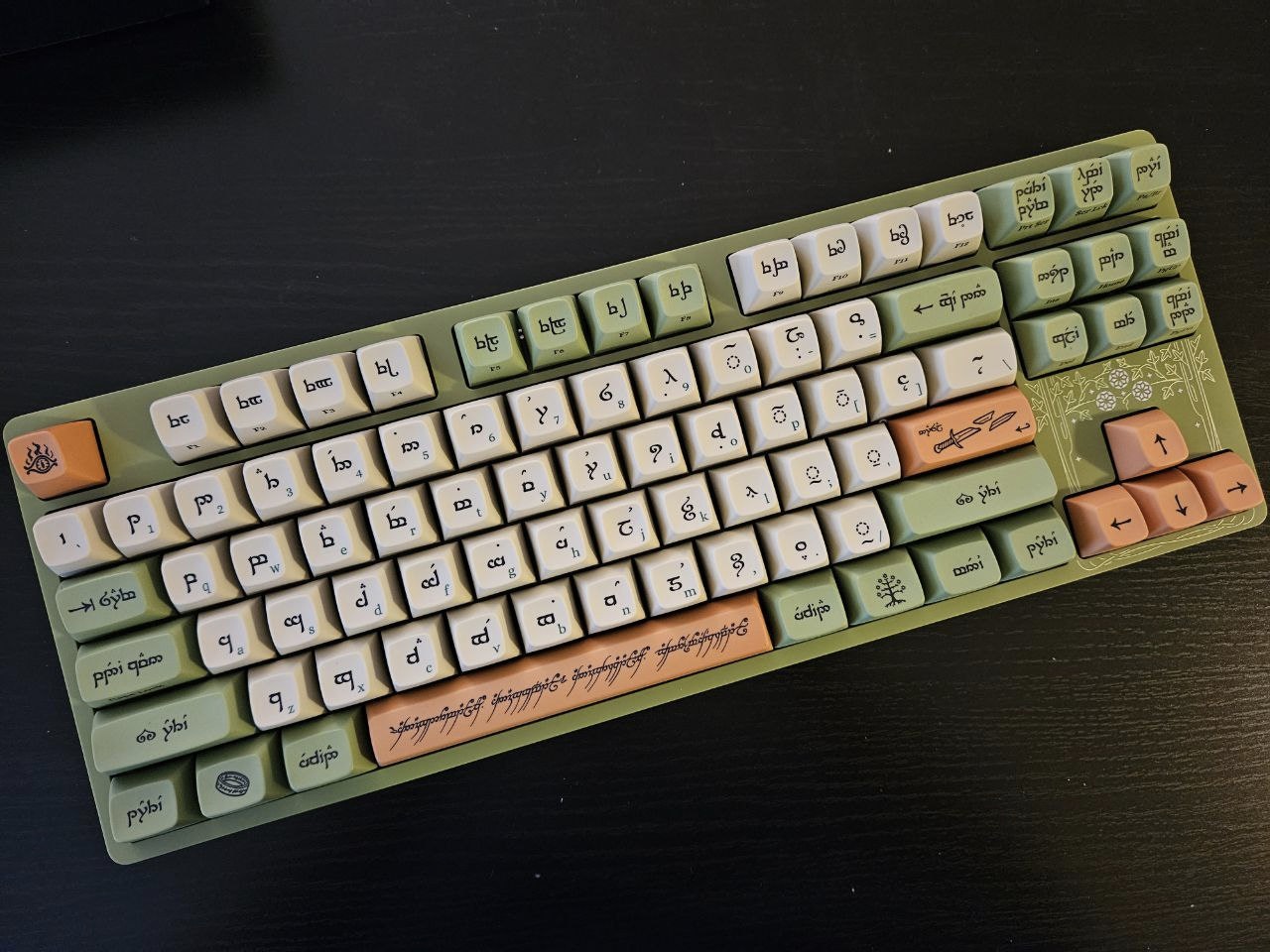 Drop + The Lord of the Rings™ Elvish Keyboard Mechanical Keyboards