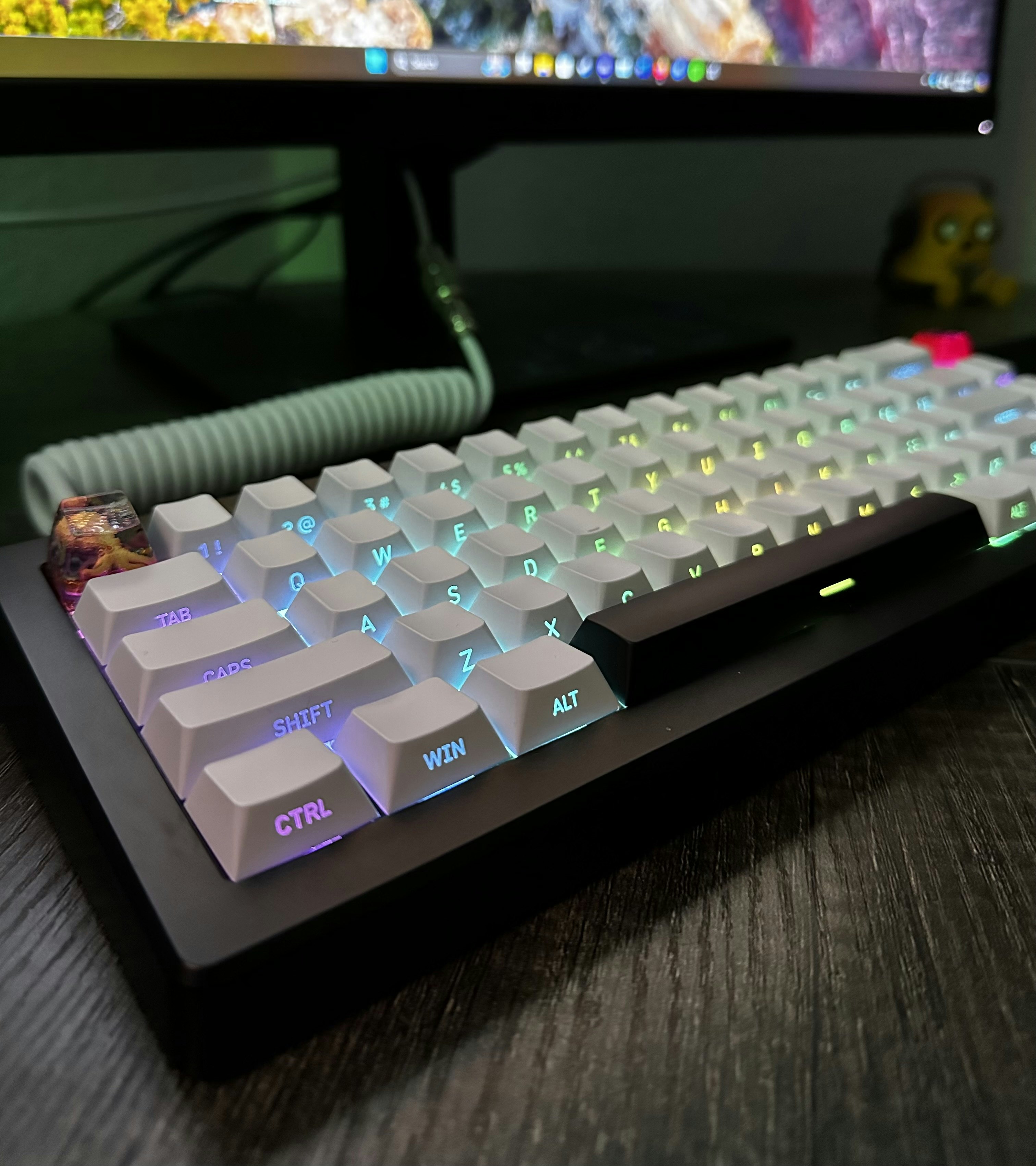 Drop DCL Snow Keycap Set | Mechanical Keyboards | Keycaps