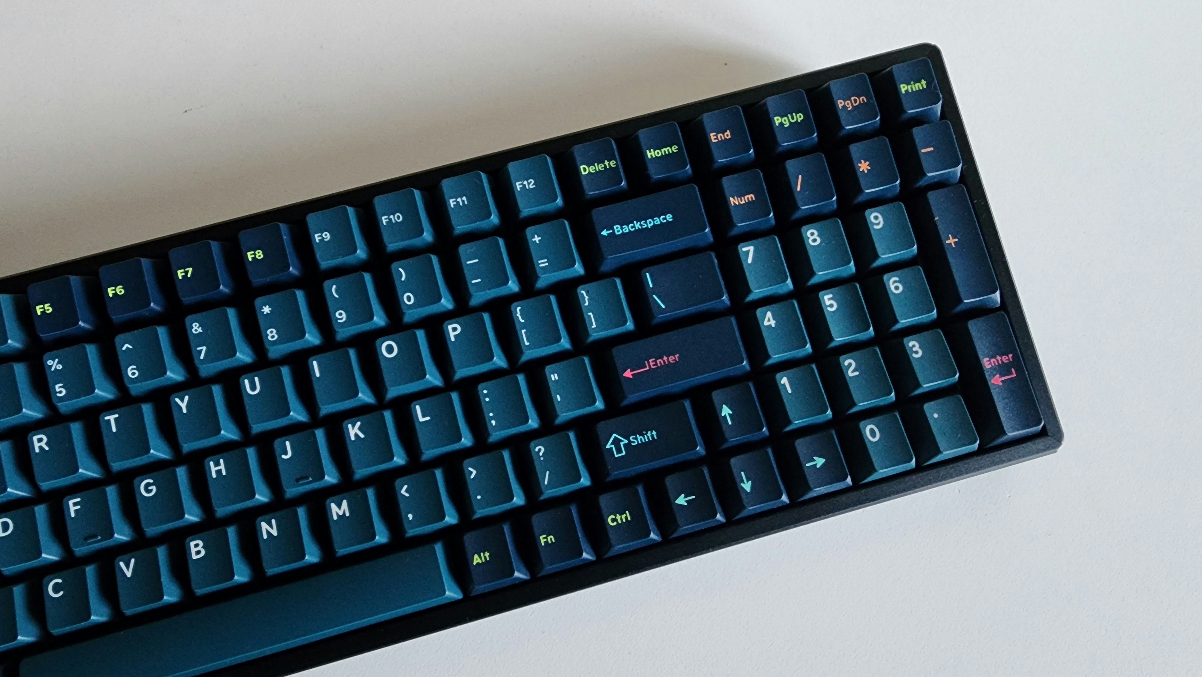 DSS solarized dark 40% キーキャップ KDS Solarized Dark Keycap Set