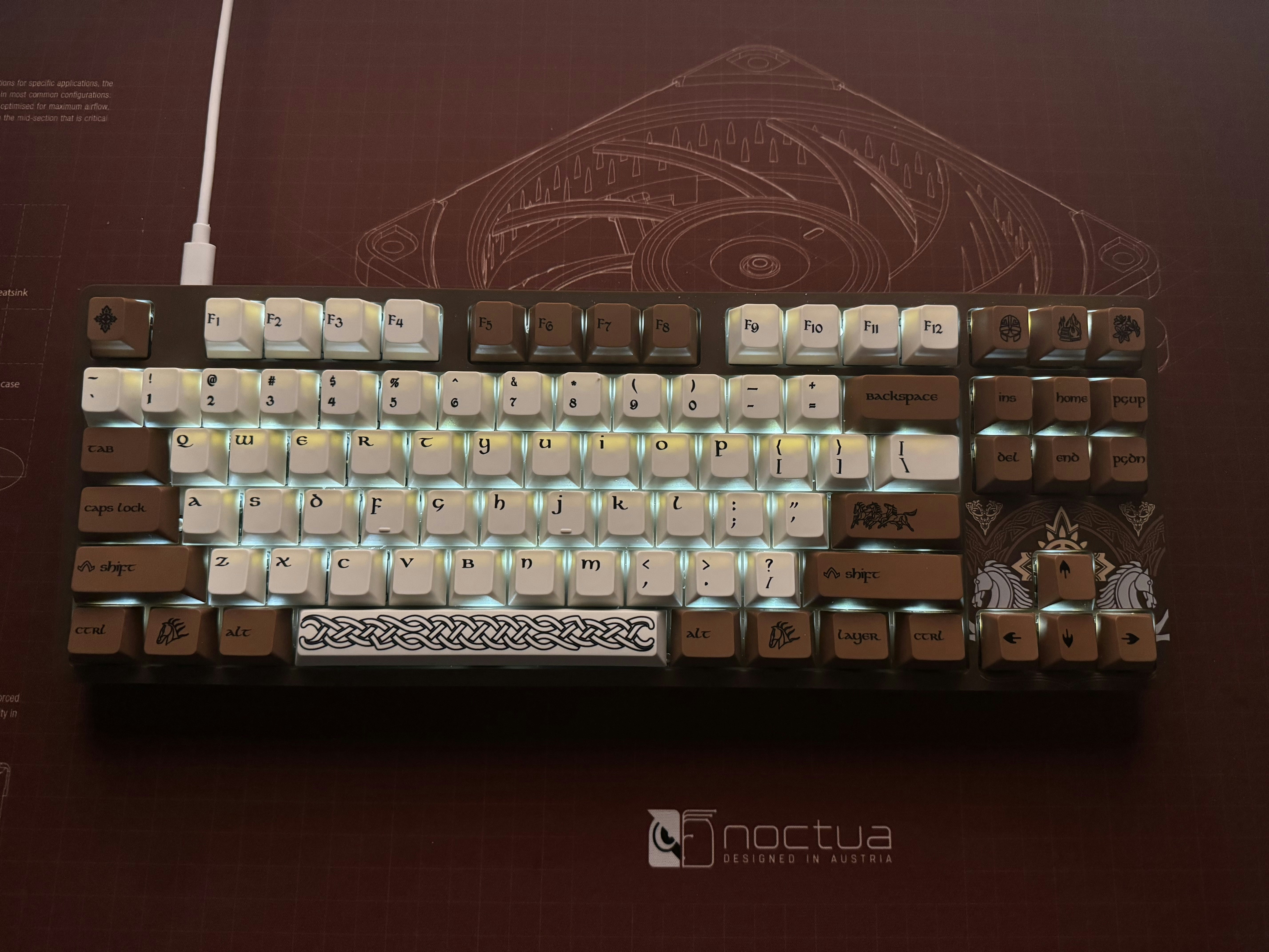 Drop + The Lord of the Rings™ Rohan™ Keyboard | Mechanical