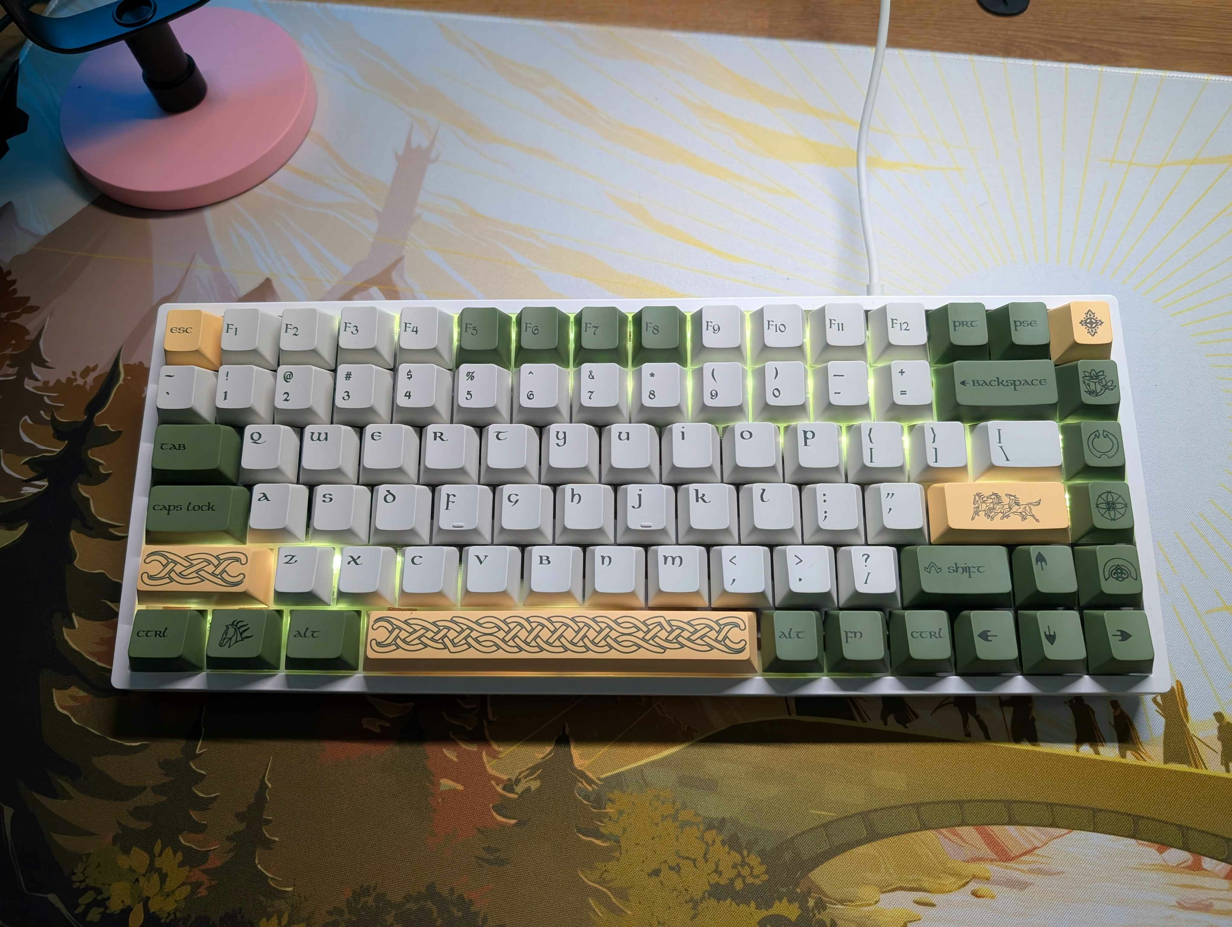 Drop + The Lord of the Rings™ DCD Rohan™ Keycap Set - Aldburg ...