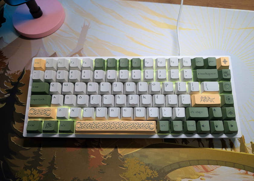 Drop + The Lord of the Rings™ DCD Rohan™ Keycap Set - Aldburg ...