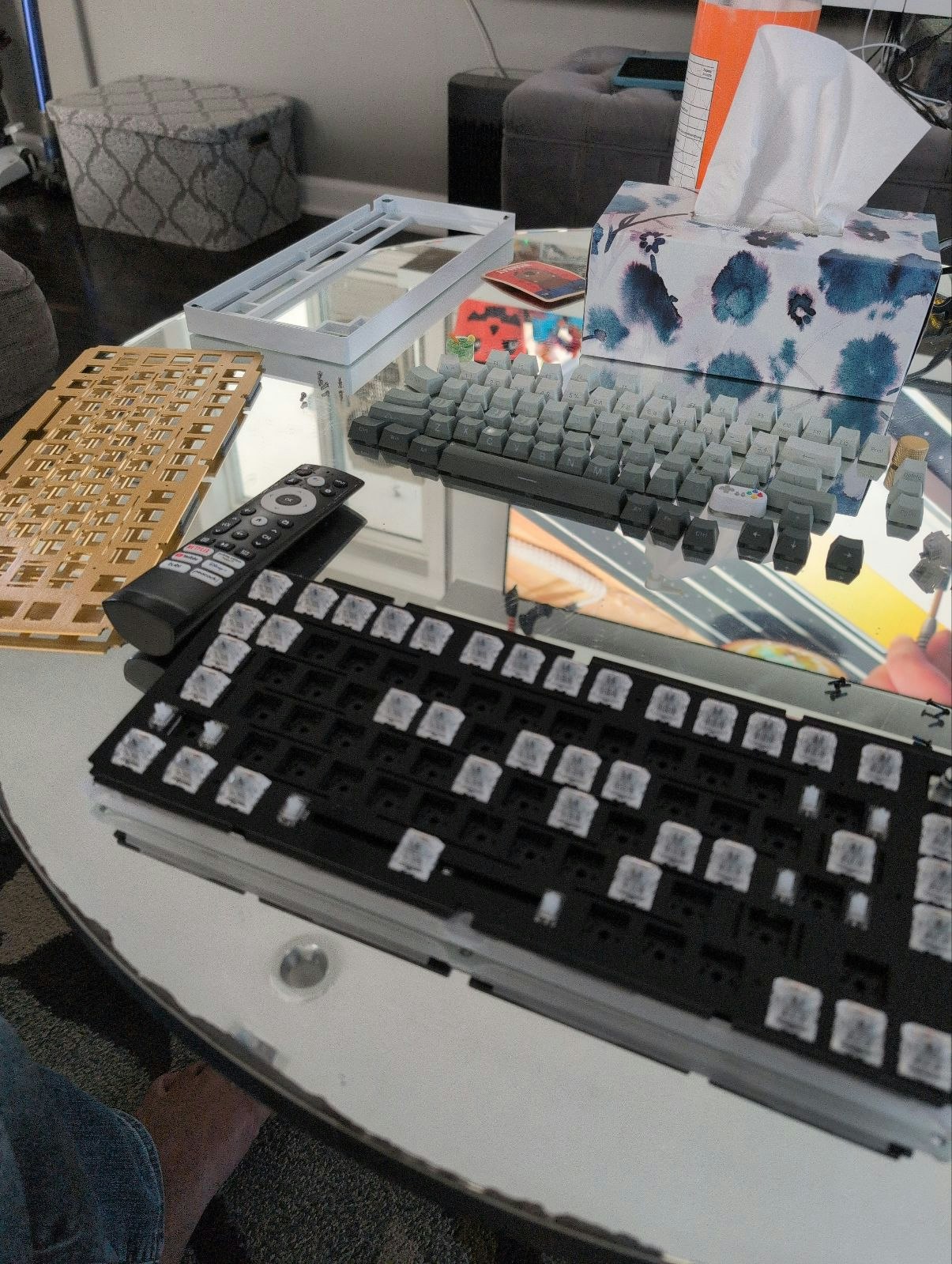 PROPLICA キーブレード Black Metallic-Look Plastic GH60 / 60% Keyboard Shell : ID 5132