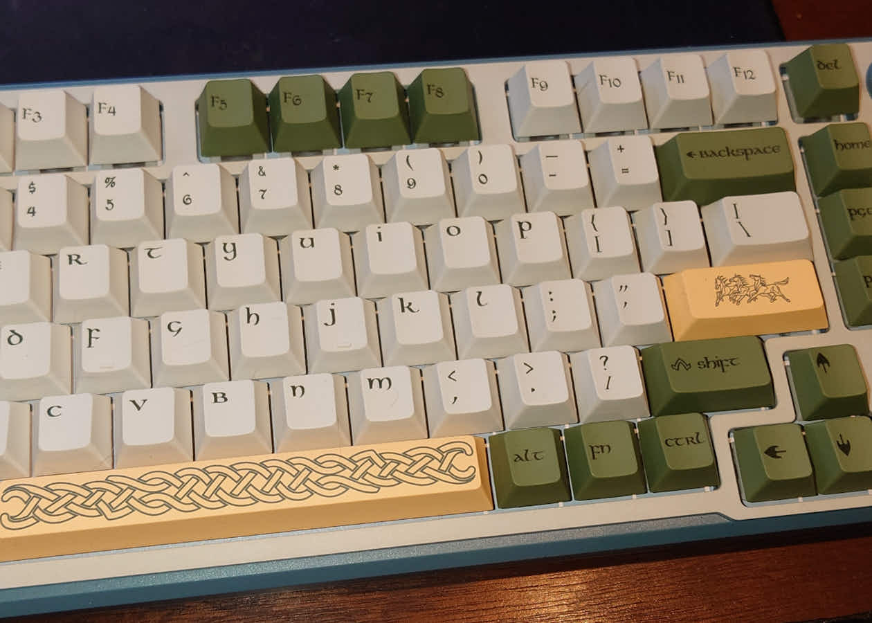 Drop + The Lord of the Rings™ DCD Rohan™ Keycap Set - Aldburg ...