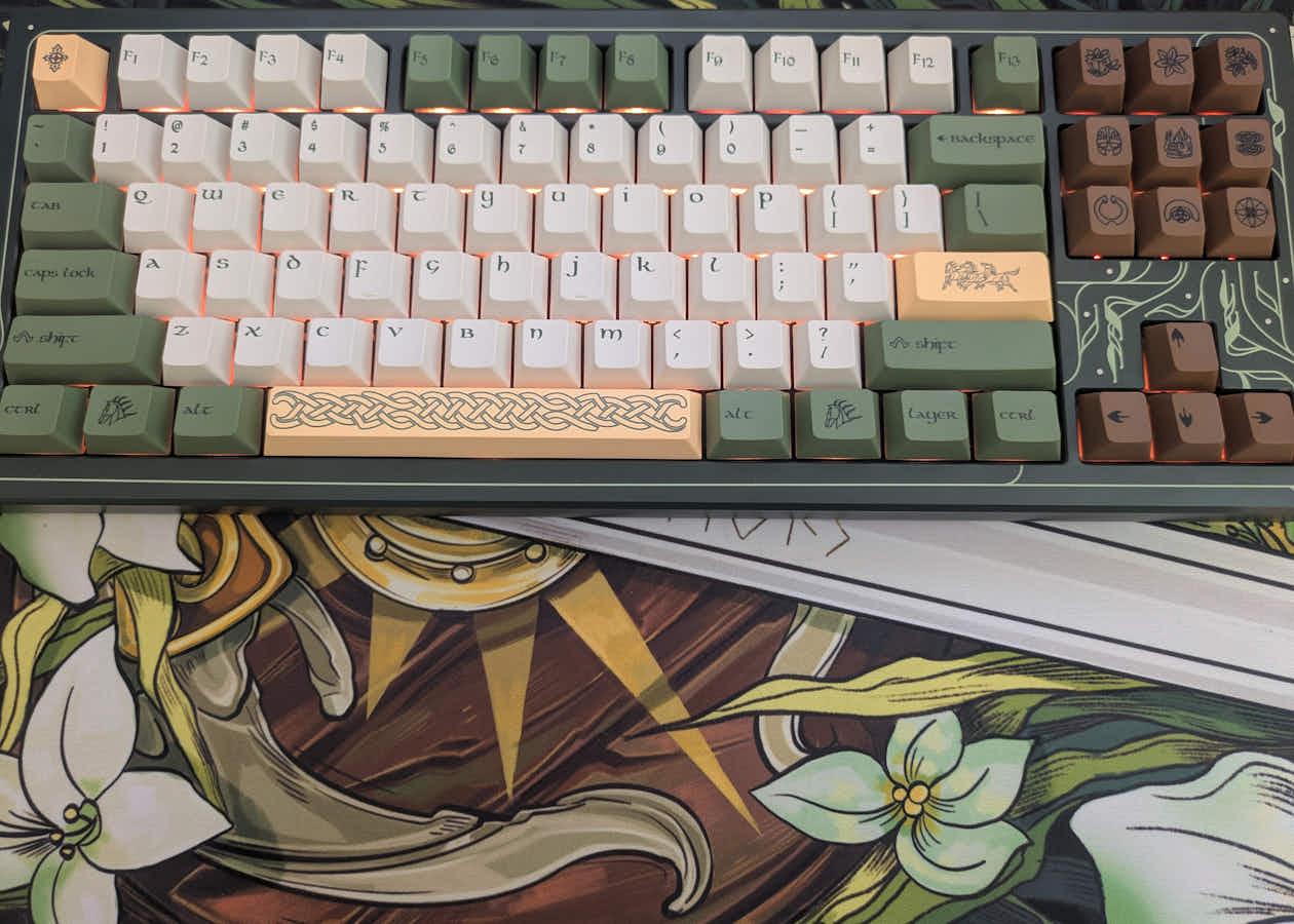 Drop + The Lord of the Rings™ DCD Rohan™ Keycap Set | Mechanical ...