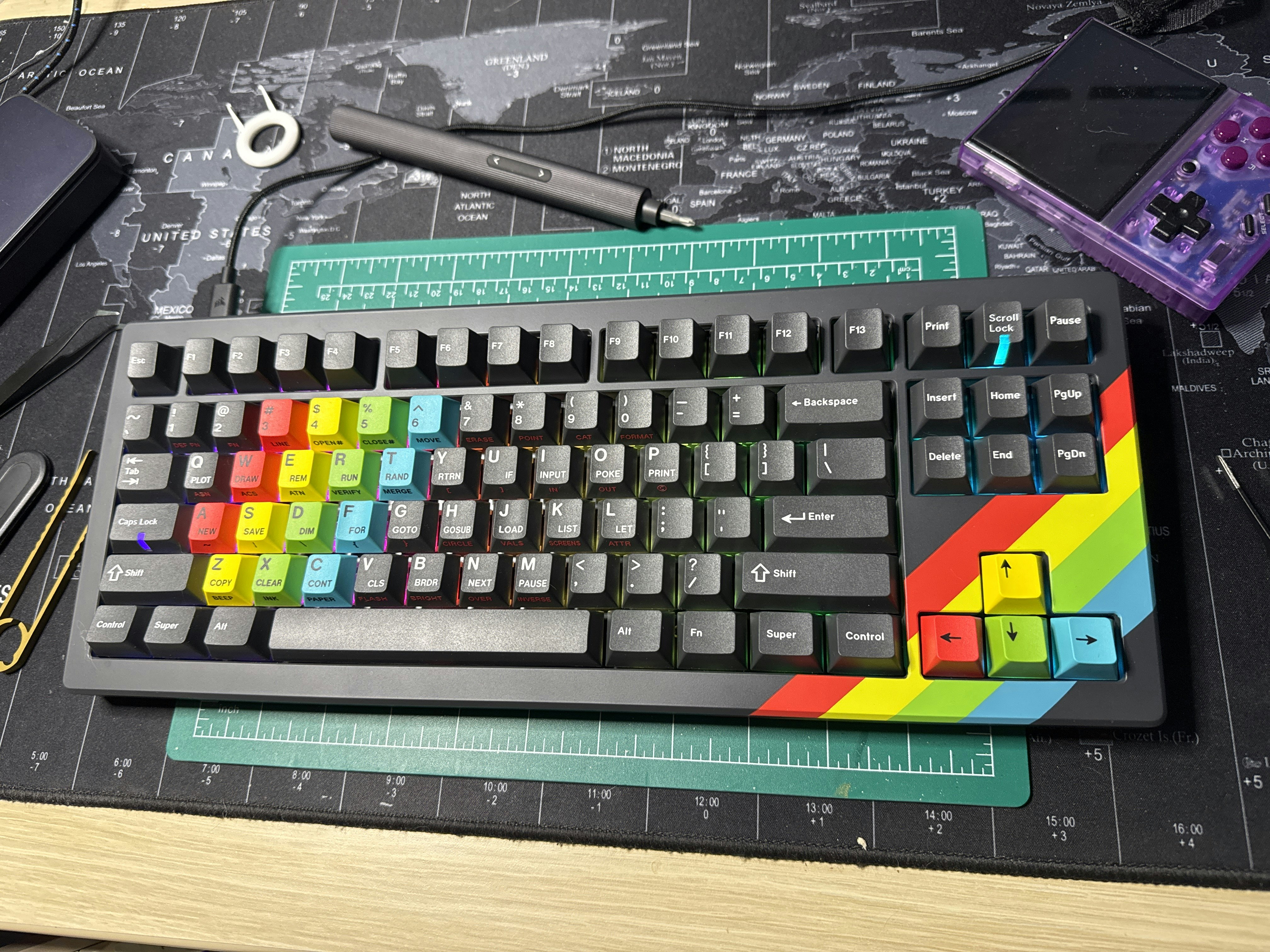 Drop + Bees.Keys CSTM80 ZX Decorative Case | Mechanical Keyboards