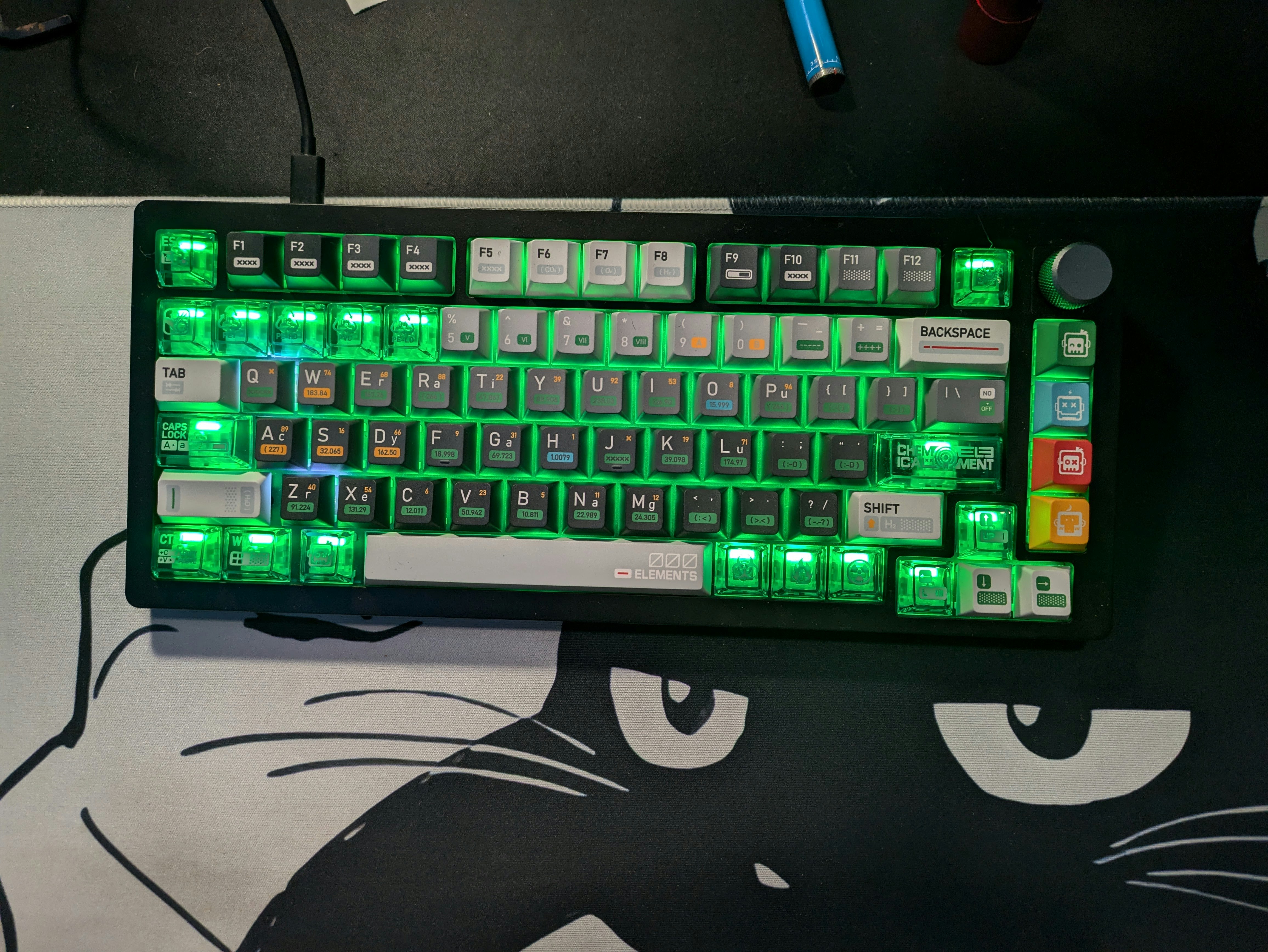 FRONTIER Chemistry 001 PBT Keycap Set | Mechanical Keyboards