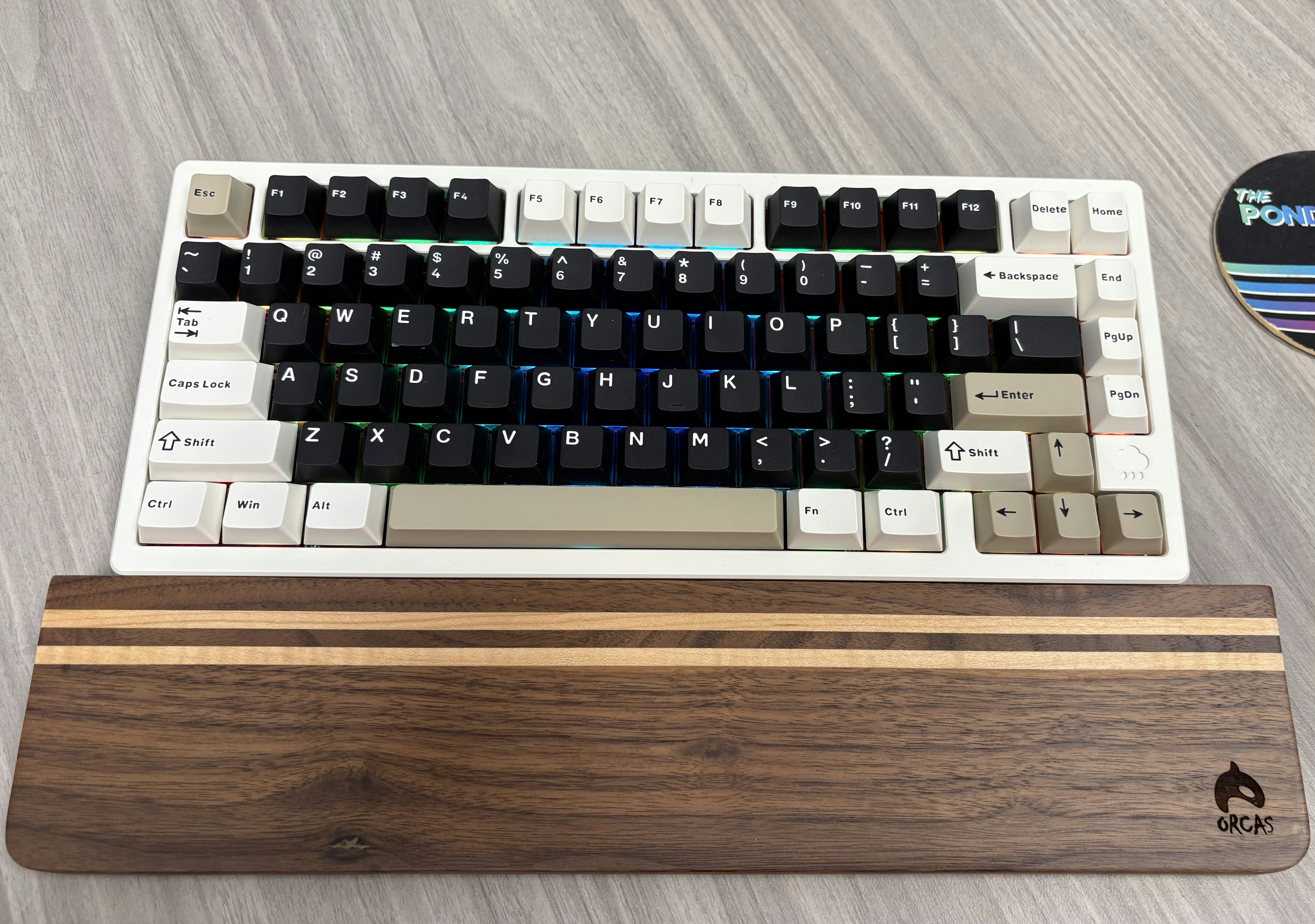 WOBKEY Rainy75 Mechanical Keyboard - Lite - Black - Hmx Violet