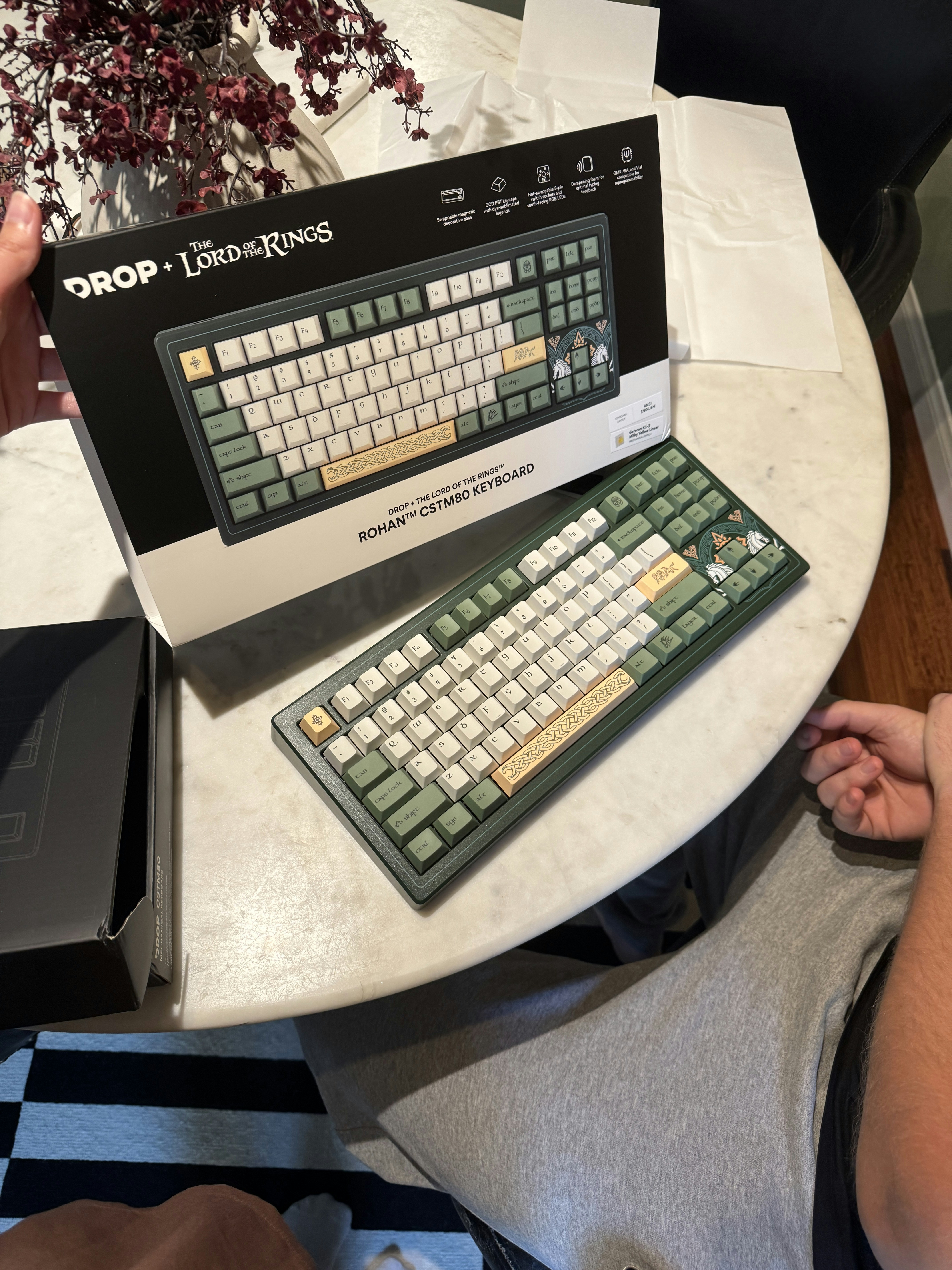 Drop + ロードオブザリング ローハン メカニカルキーボード（アルドブルグ） Drop + The Lord of the Rings™ Rohan™ Keyboard | Mechanical