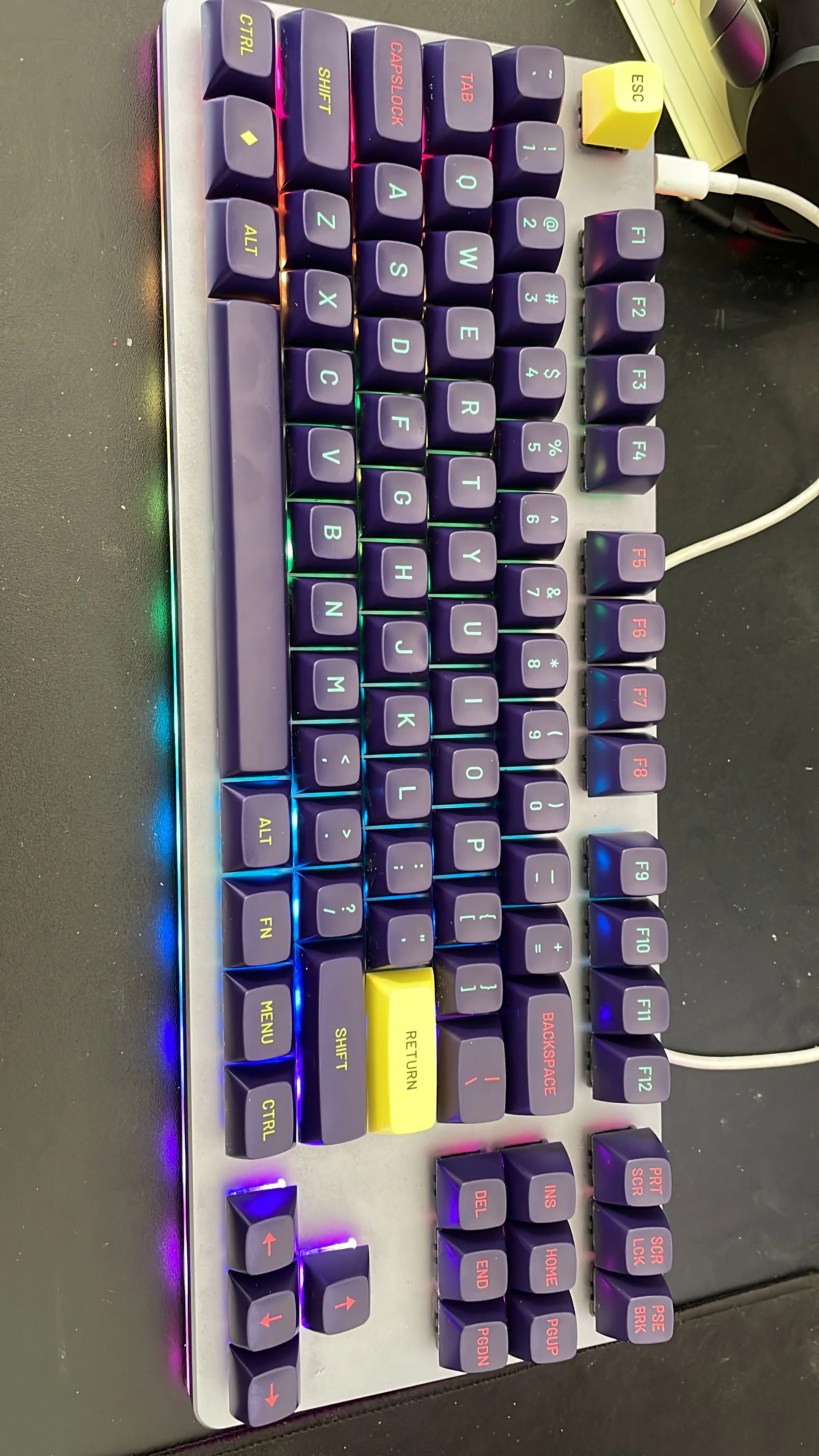 Stabilisateurs Pour Clavier Mécanique GMK - Noirs - Format Standard AZERTY - Neufs