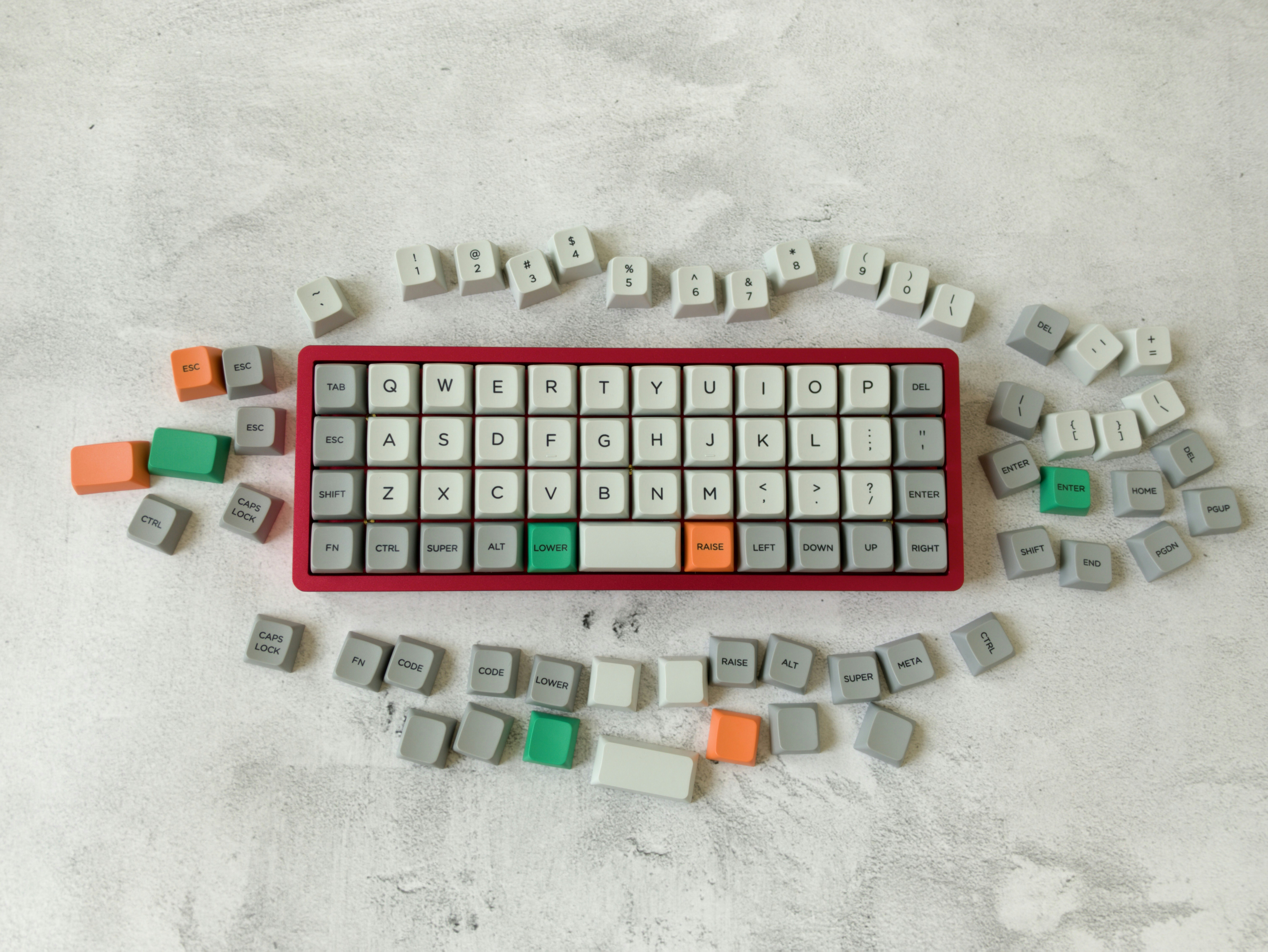 MDA "Big Bang" Ortholinear Keycap Set In Stock Drop