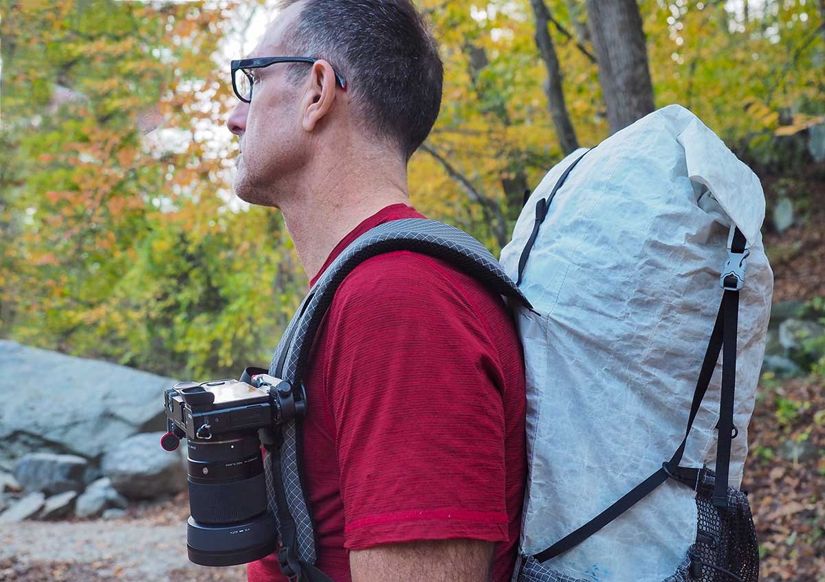 carry camera while hiking