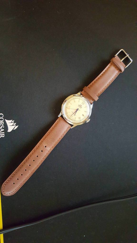 orient bambino watch straps