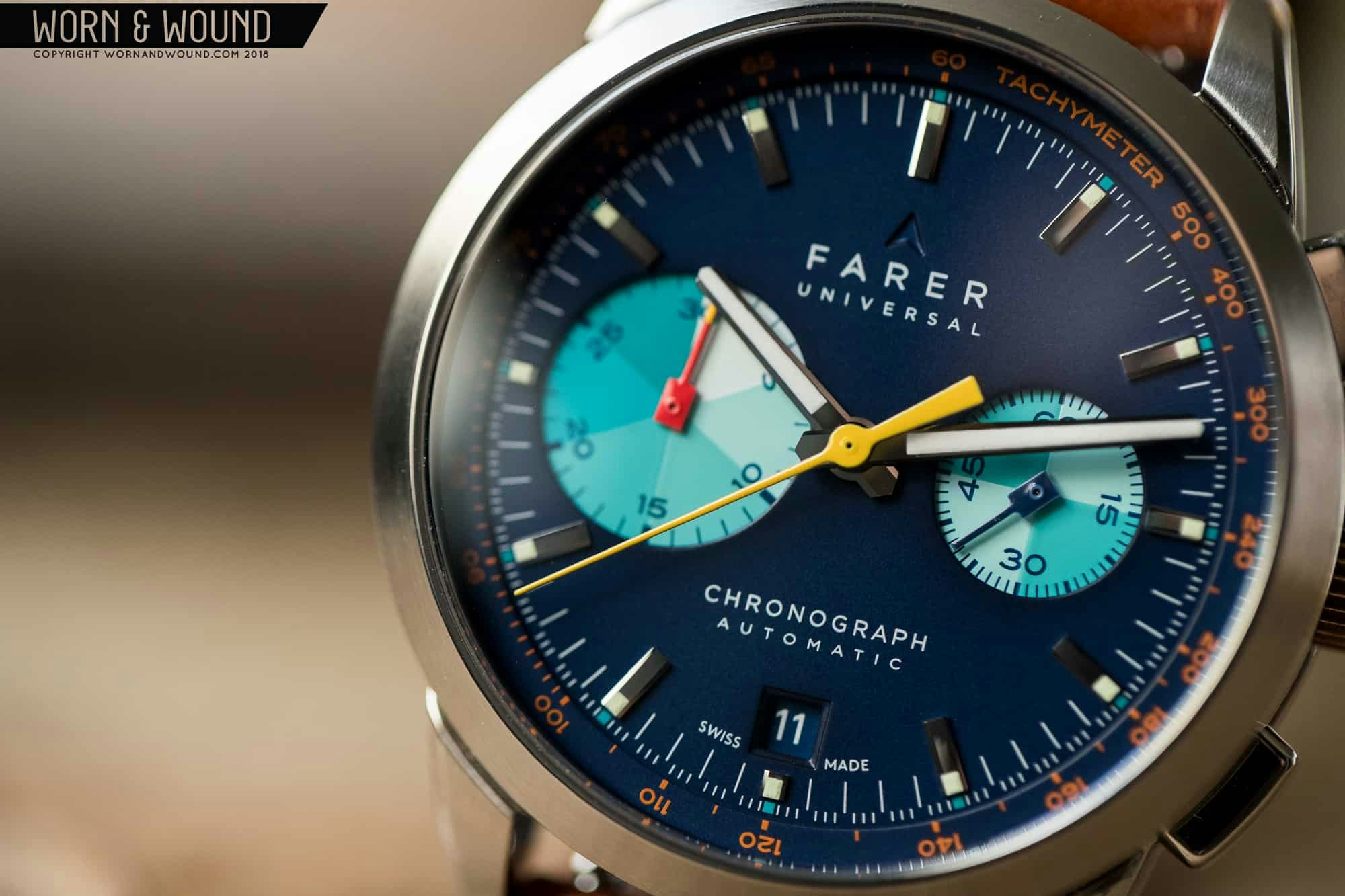 Farer cobb mechanical outlet chronograph