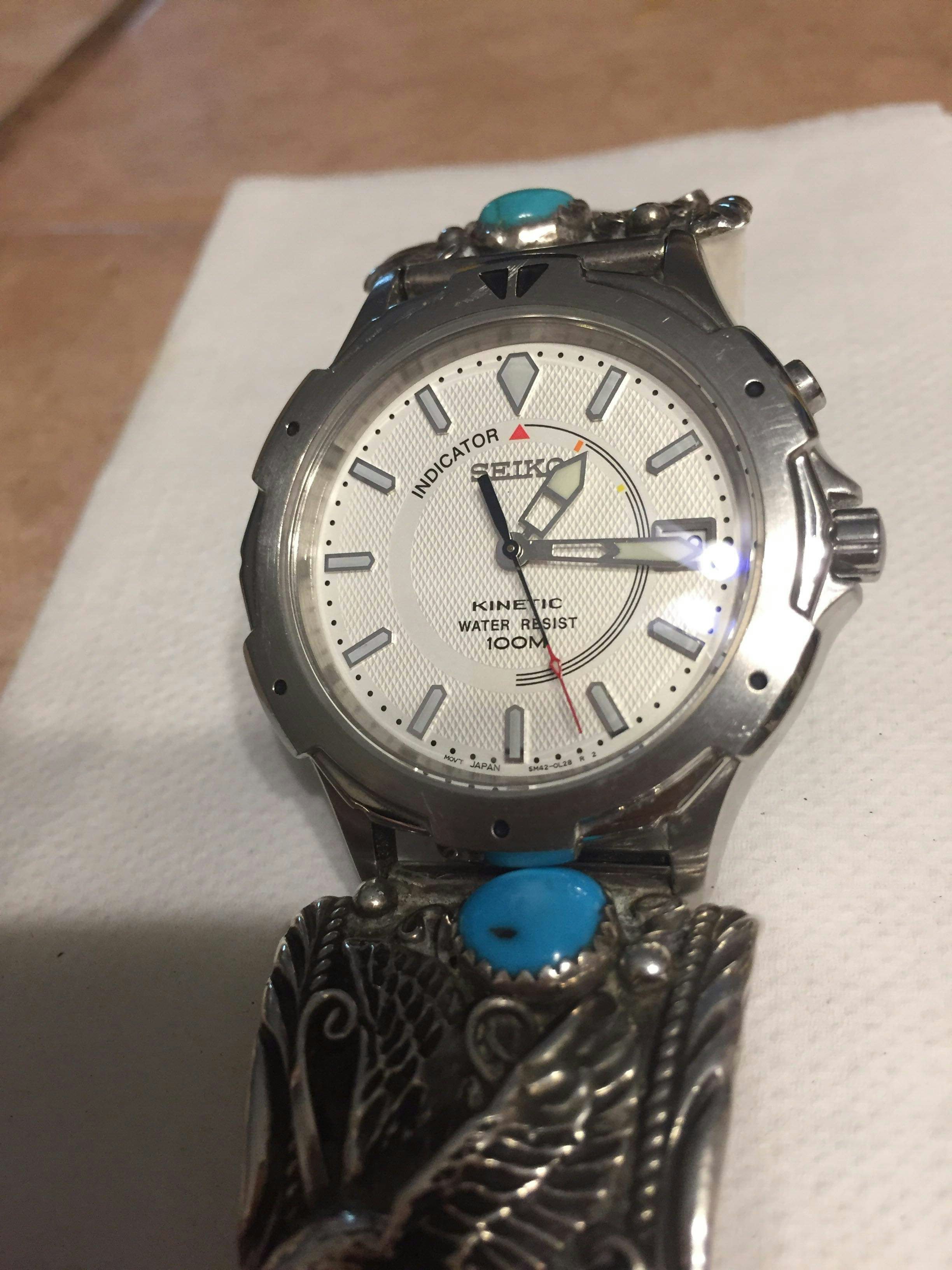 Seiko kinetic watch repair near clearance me