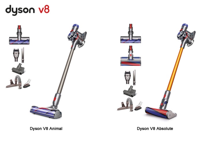 Dyson V8 Absolute Vs V6 Fluffy Comparison And Reviews Drop