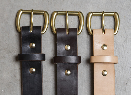 Faler Brand Bridle Leather Belt