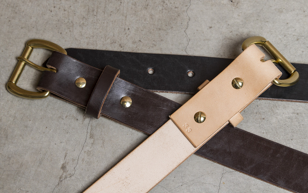Faler Brand Bridle Leather Belt