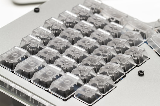 Clear Ergodox DCS Keycaps