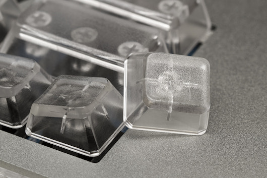 Clear Ergodox DCS Keycaps