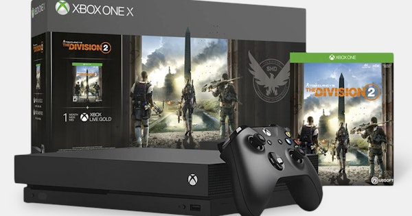 Xbox One X 1TB Tom Clancy s The Division 2 Game Consoles Drop