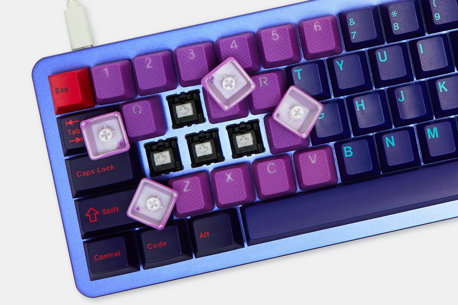 Tai-Hao 22-Key Rubber Backlit Gaming Keycap Set