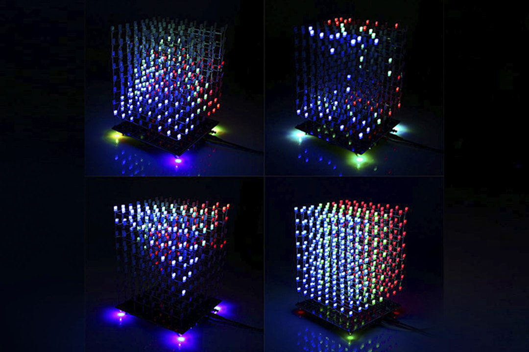 3D LED RGB DIY Light Cube Kit