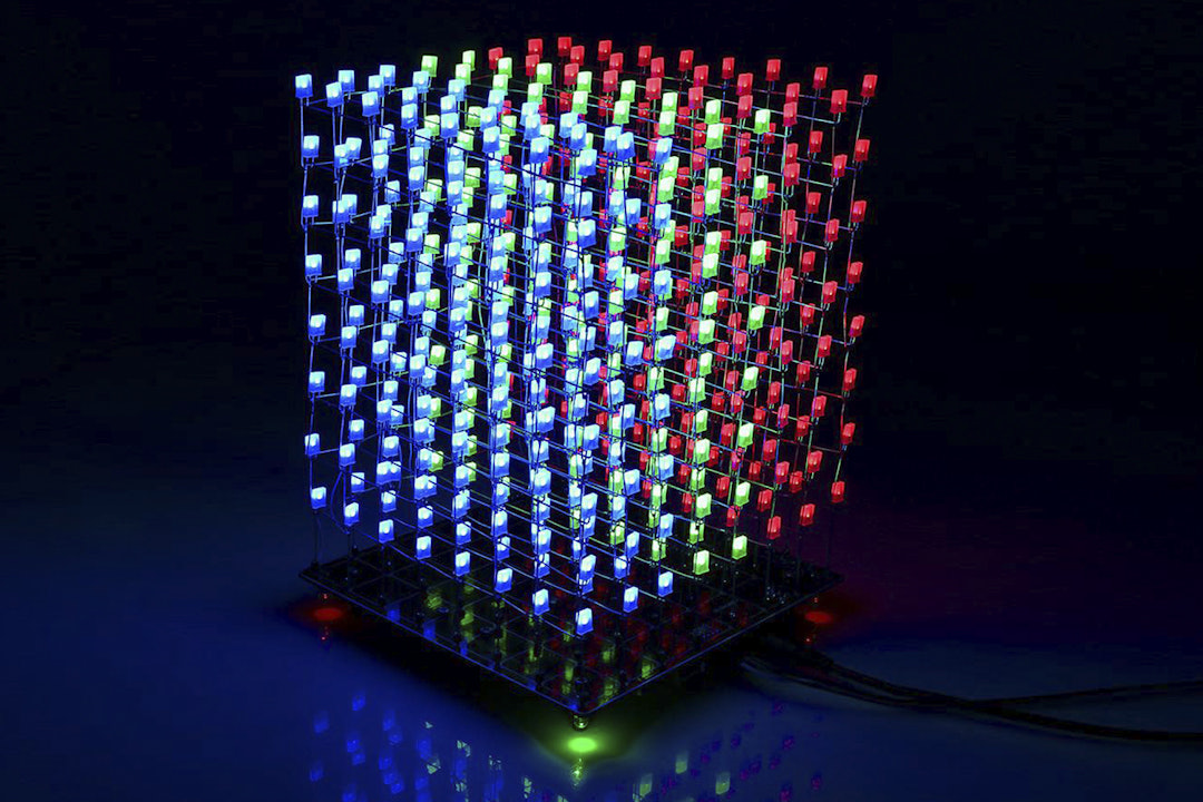 3D LED RGB DIY Light Cube Kit