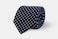 Dotted Printed Tie - Navy/White