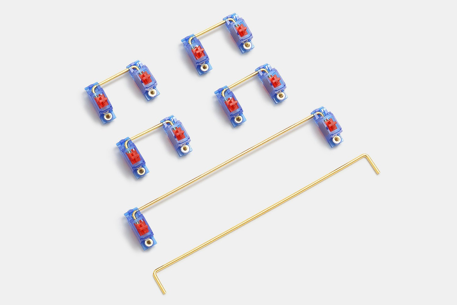 43 Studio RX78 GoldPlated PCB ScrewIn Stabilizers Mechanical