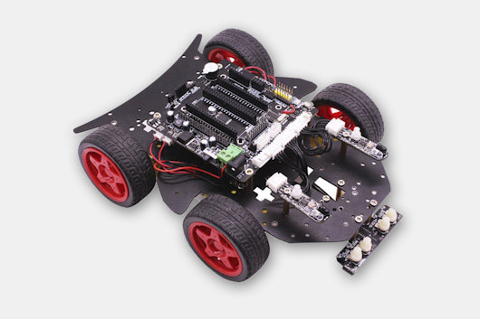 4WD Graphic Programming Robot Kit for Arduino