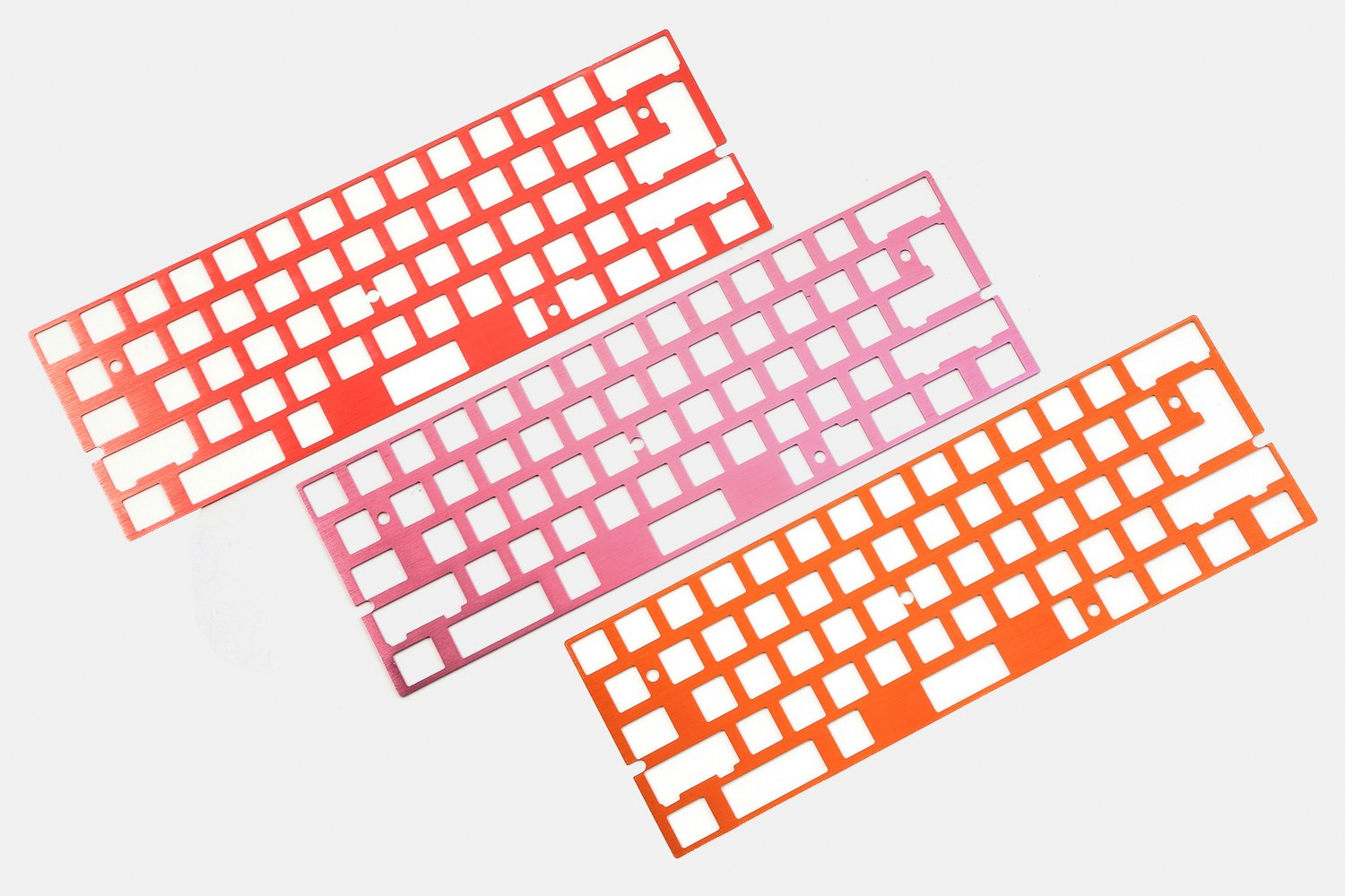 60 Aluminum Mechanical Keyboard Plate Mechanical Keyboards