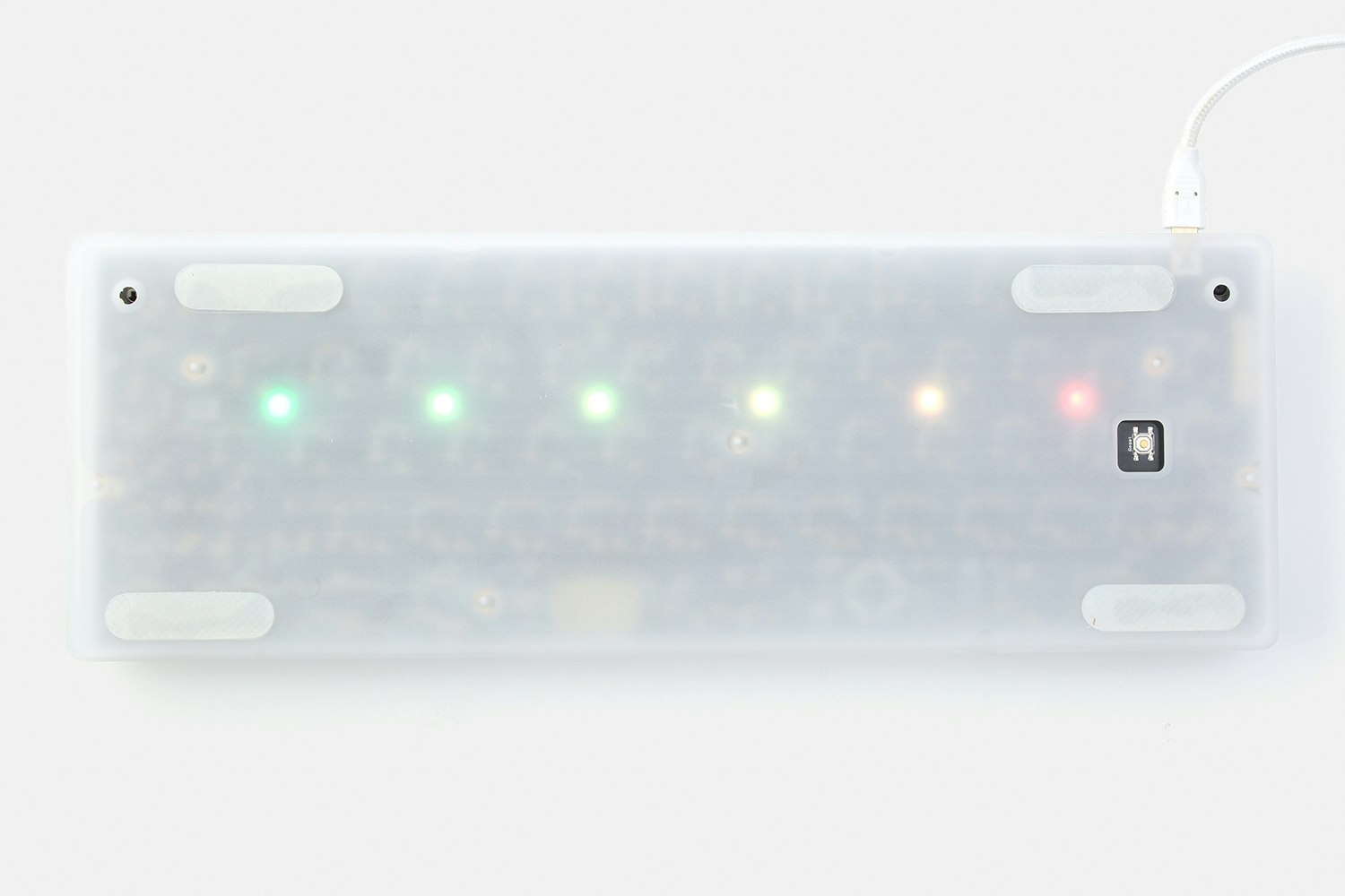 60% Frosted Acrylic Mechanical Keyboard Case