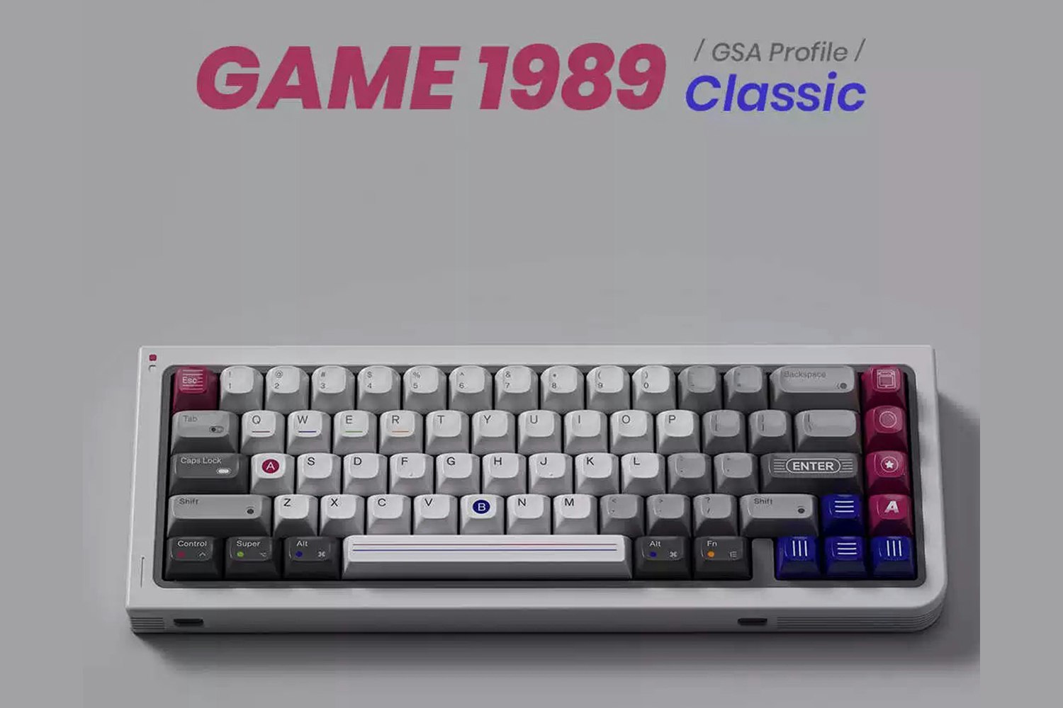 80Retros Game 1989 GSA-Profile Keycap Set | Mechanical