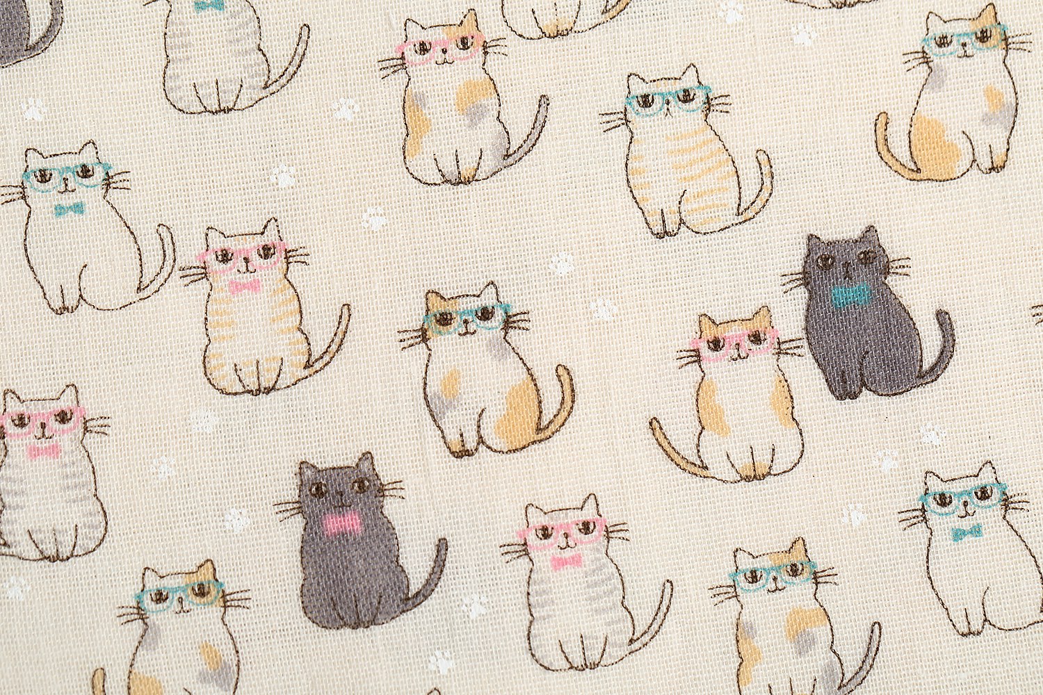 Hipster Cats Double Gauze Price & Reviews Massdrop