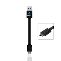 3.5" Black Micro USB Cable