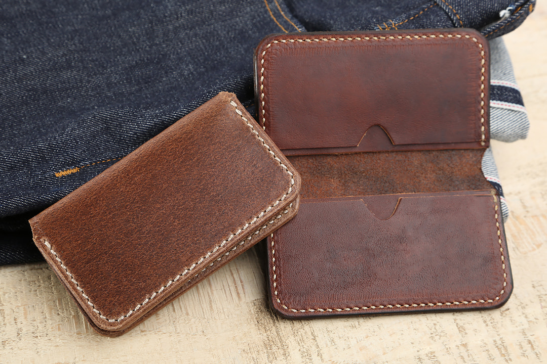 Don't Mourn Organize Horsehide Card Holder