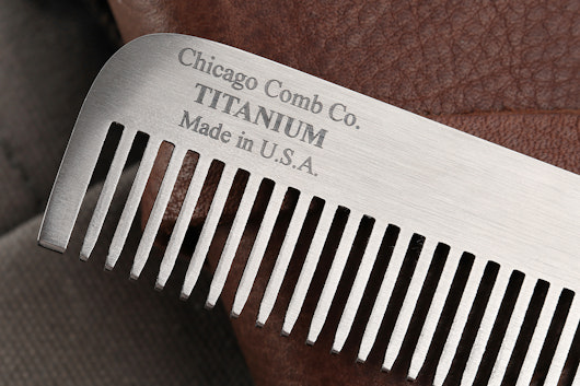 Chicago Comb Co. Titanium Comb